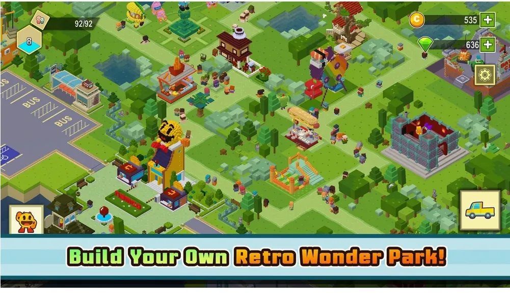 Bandai Namco Retro Wonder Park project
