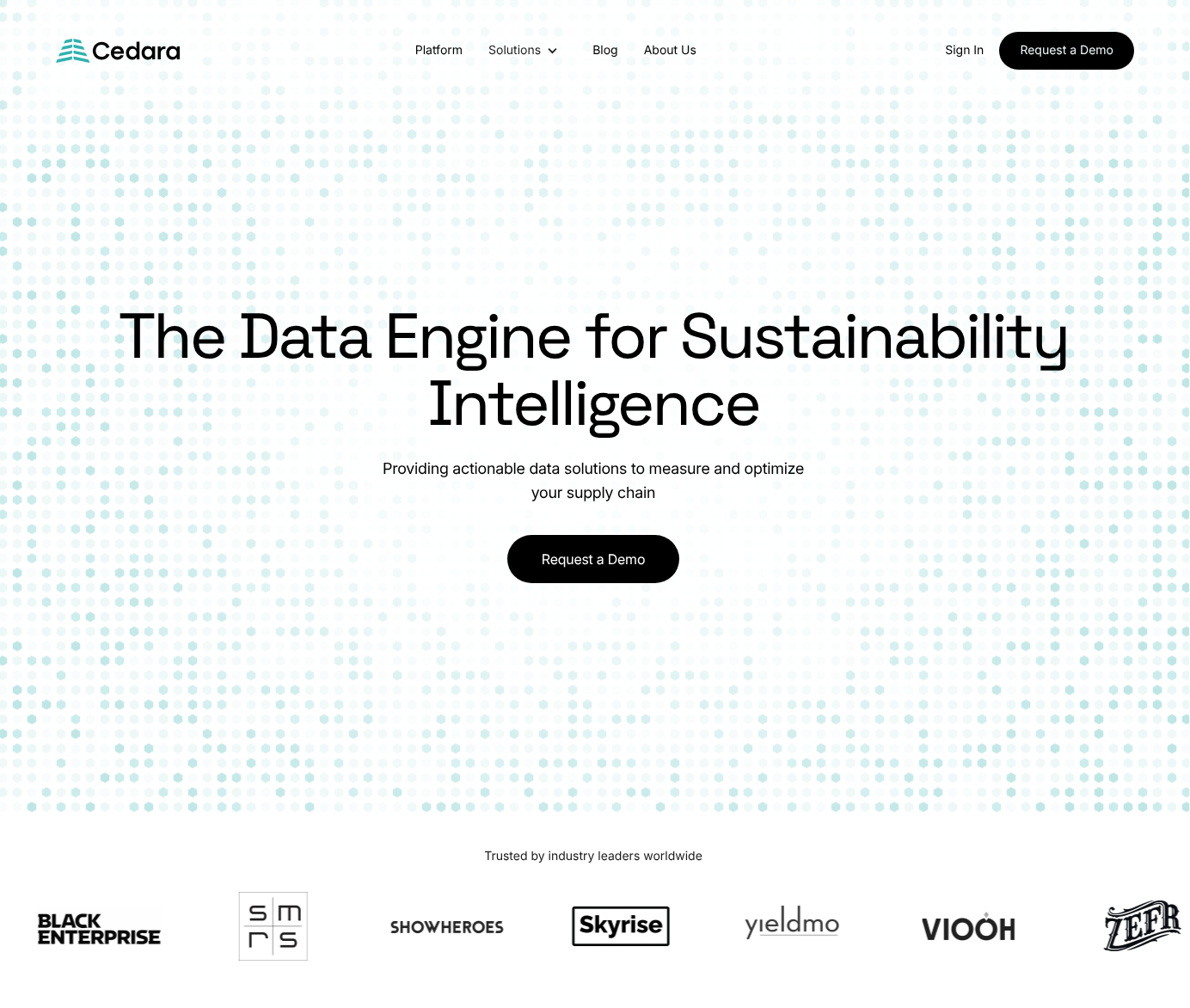 Cedara — Supply Chain Data Collection